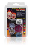 Eulenspiegel Glitzer Tattoo Set Wild @ Heart