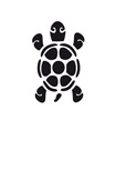 Eulenspiegel Selbstklebe-Schablone Schildkröte