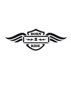 Eulenspiegel Selbstklebe-Schablone Born 2 Ride