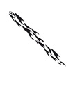Eulenspiegel Selbstklebe-Schablone Flammenband
