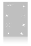 Eulenspiegel Airbrush Schablone Stars