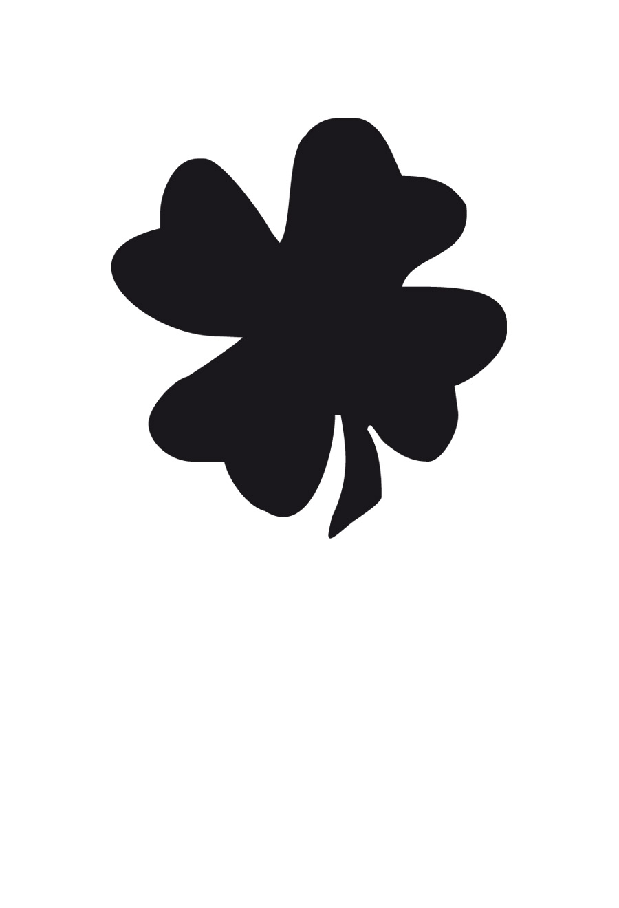 Kleeblatt Schablone kaufen