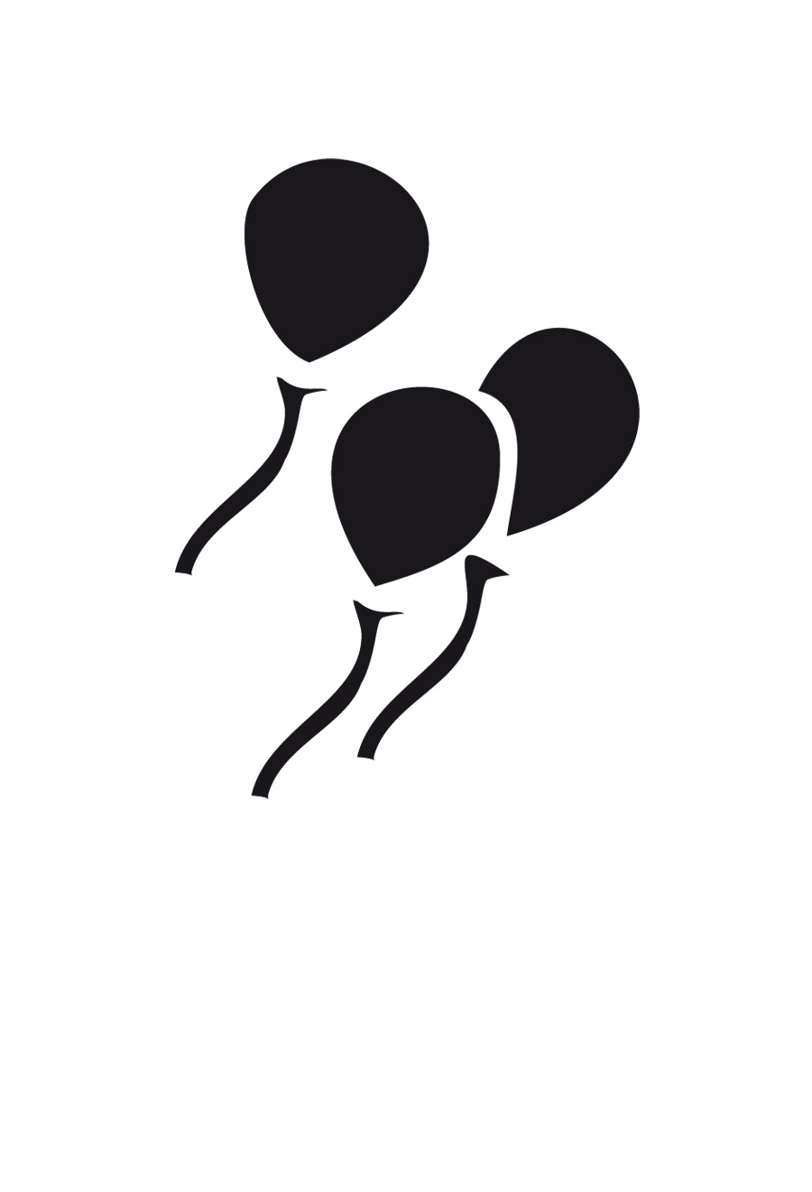 Luftballon Schablone kaufen