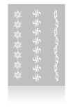 Eulenspiegel Airbrush Schablone Stripes II